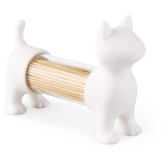 Емкость для соли, перца или зубочисток Balvi Cat белый 27153