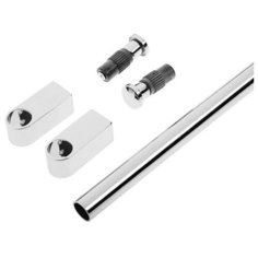 Рейлинг HD 50.21.00, L=1 м, d=16 мм, комплект с креплением, цвет хром 2496693 Palladium