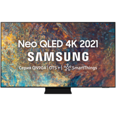 Телевизор QLED Samsung QE85QN90AAU 84.5" (2021), черный титан