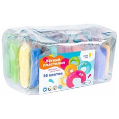 Набор для детской лепки "Лёгкий пластилин 36 цветов "GENIO KIDS