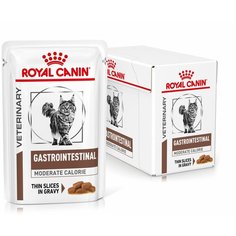 Влажный корм для кошек Royal Canin Gastro Intestinal при проблемах с ЖКТ 12 шт. х 85 г (кусочки в желе)