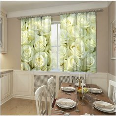 Фотошторы "Белый бархат", 145*160 2шт Сирень