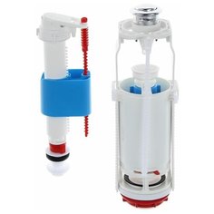 Арматура для смывных бачков "АНИ" WC8510C, нижняя подводка 1/2", хром 1339301