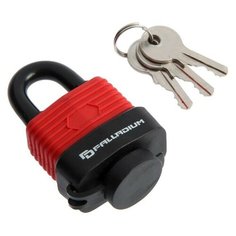 Замок навесной PALLADIUM 905WP-30, влагозащищенный, 3 английских ключа 3643629