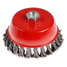 Щетка металлическая для УШМ LOM, крученая проволока, "чашка", М14, 125 мм 2767953