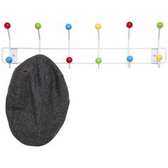 KARE Design Вешалка настенная Colour Bud, коллекция "Цветные Шарики" 50*16*7, Сталь, АБС-пластик, Белый