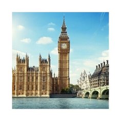 Алмазная мозаика "Башня Биг Бен" Рыжий кот