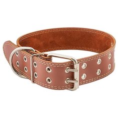 Ошейник Homepet 51345, обхват шеи 59-71 см коричневый