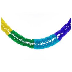 Новогодняя гирлянда-растяжка Snowmen "Радуга", диаметр 15 см, 3 м (Е92220)