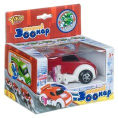 Робот-трансформер Yako Грузовик-собака JD-902B, красный/белый