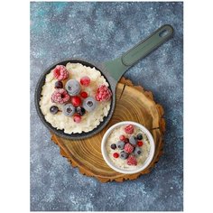 Ковш из алюминия с крышкой FASHION LINE, PROFFI KITCHEN PKT0237 с антипригарным покрытием 1,9 л