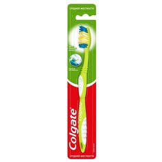 Зубная щетка Colgate Премьер Отбеливания, средней жесткости, салатовый