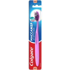 Зубная щетка Colgate Массажер для здоровья десен, мягкая, розовый
