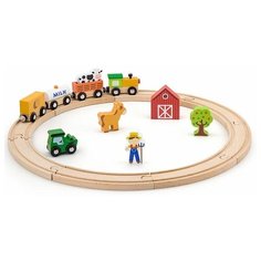 Набор Viga Железная дорога, 19 эл., в коробке 51615