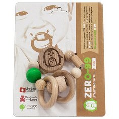 Игрушка развивающая ZerO-99 Погремушка, из дерева 19804