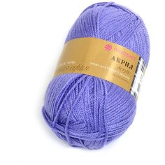 Пряжа для вязания ПЕХ Акрил (100% акрил) 5х100г/300м цв.022 сирень Пехорка ПЕХ.акрил.022