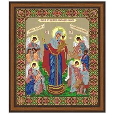 Набор для вышивания бисером Икона «Всех скорбящих радость» GALLA COLLECTION И058