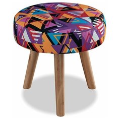 Пуф Lulu, принт "Треугольники" I Modern