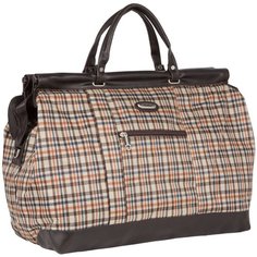 Дорожная сумка 7021д желтая клетка Polar