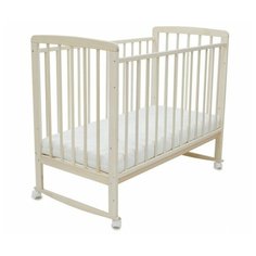 Кроватка Forest kids Kaia (качалка), на полозьях слоновая кость