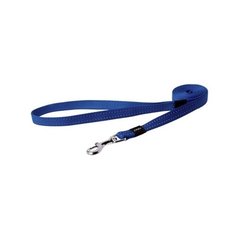 Rogz удлиненный поводок серия utility, размер l, ширина 2 см, длина 1,8м, синий (fixed long lead) hll06b, 0,150 кг