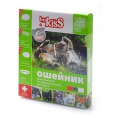 Ms.kiss ошейник от блох, клещей, комаров (защита-3мес.) для котят с 4 недель и кошек, 38см, зеленый mk05-00180, 0,050 кг, 22699 (2 шт)