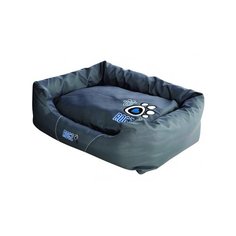 Rogz лежак с бортиком и двусторонней подушкой средний, серия spice , бирюзовая лапка (72x45x25см) (spice pod lg lime juice) ppmcg, 3,050 кг