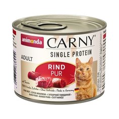 Влажный корм для кошек Animonda Carny, беззерновой, с говядиной 2 шт. х 200 г