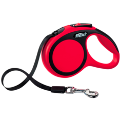 Поводок-рулетка для собак Flexi New Comfort XS ленточный красный 3 м