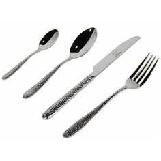 Набор столовых приборов Arthur Price Monsoon Mirage Hammer Finish ZMIR4401, 44 шт.