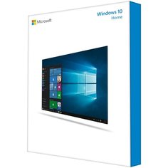 Microsoft Windows 10 Home 32-bit/64-bit, только лицензия, мультиязычный, кол-во лицензий: 1, срок действия: бессрочная, электронный ключ