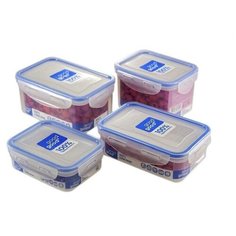 Набор герметичных контейнеров 0,3,0,5,0,6,0,8 л, Good&Good