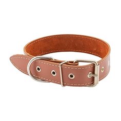 Ошейник Homepet 51335, обхват шеи 49-61 см коричневый