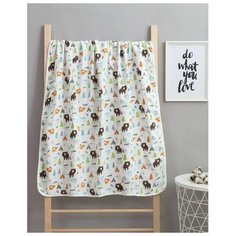 Одеяло Крошка Я легкое "Лес" 90*90 см, муслин четырехслойный