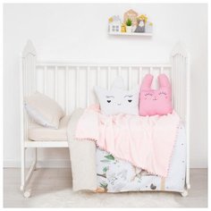 Плед двухслойный Крошка Я Сладкие мечты, 85*100 см, велсофт