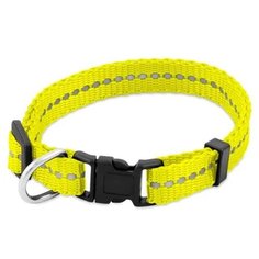 Ошейник светоотр. рефлекс xxs 10мм обхват 14-20см жёлтый Saival