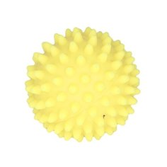 Зооник игрушка для собак мяч массажный №2 винил желтый, 0,070 кг