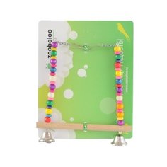 Zoobaloo игрушка для птиц качели африка с двумя карабинами l: 15х12 см (573), 0,200 кг