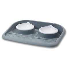 Savic поддон с мисками 2*300 мл, сист-ма антискольжения s0295 (2 шт)