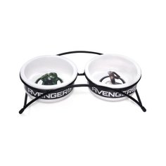 Triol marvel миска двойная керамическая на подставке marvel мстители 30231029, 0,850 кг (2 шт)