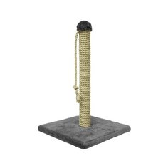 Зооник когтеточка круглая на подставке, одн.мех зооник (300х300х520) цвет серый э 22235, 1,560 кг (2 шт)