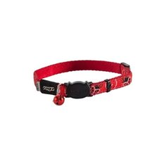 Rogz ошейник с застежкой для кошек fancycat божья коровка, ширина 1,1см, размер 20-31см (safeloc buckle collar) cb06c, 0,010 кг (2 шт)