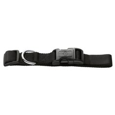 Hunter ошейник для собак ecco s (30-45 см) нейлон черный, 0,016 кг