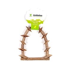 Zoobaloo игрушка для птиц качели из брусочков средняя l: 23х15 см (553), 0,550 кг
