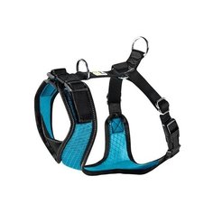Hunter шлейка для собак manoa xs (35-41 см) нейлон/сетчатый текстиль, голубой, 0,100 кг