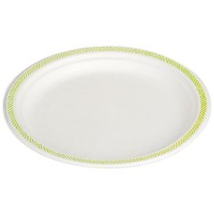 Chinet Тарелки одноразовые бумажные GoodToGo, 24 см, 50 шт., белый