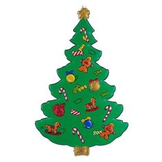 Новогоднее панно Snowmen Елка, 44*2 см