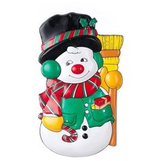 Новогоднее панно Snowmen Снеговик, 49*28 см