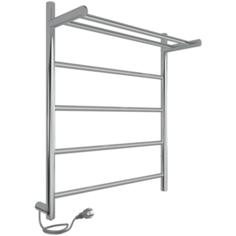 Полотенцесушитель электрический INDIGO Line с полкой 60/50 провод слева, с возможностью скрытого подключения