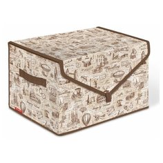 VAL TC-BOX-TM Короб стеллажный с крышкой, большой, 40*30*25 см, TRAVELLING, шт Valiant